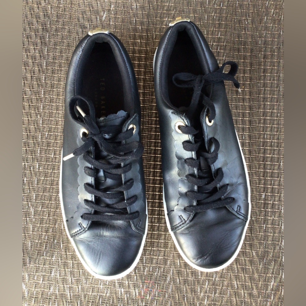 Ted Baker Black Leather TILLYS Sneakers